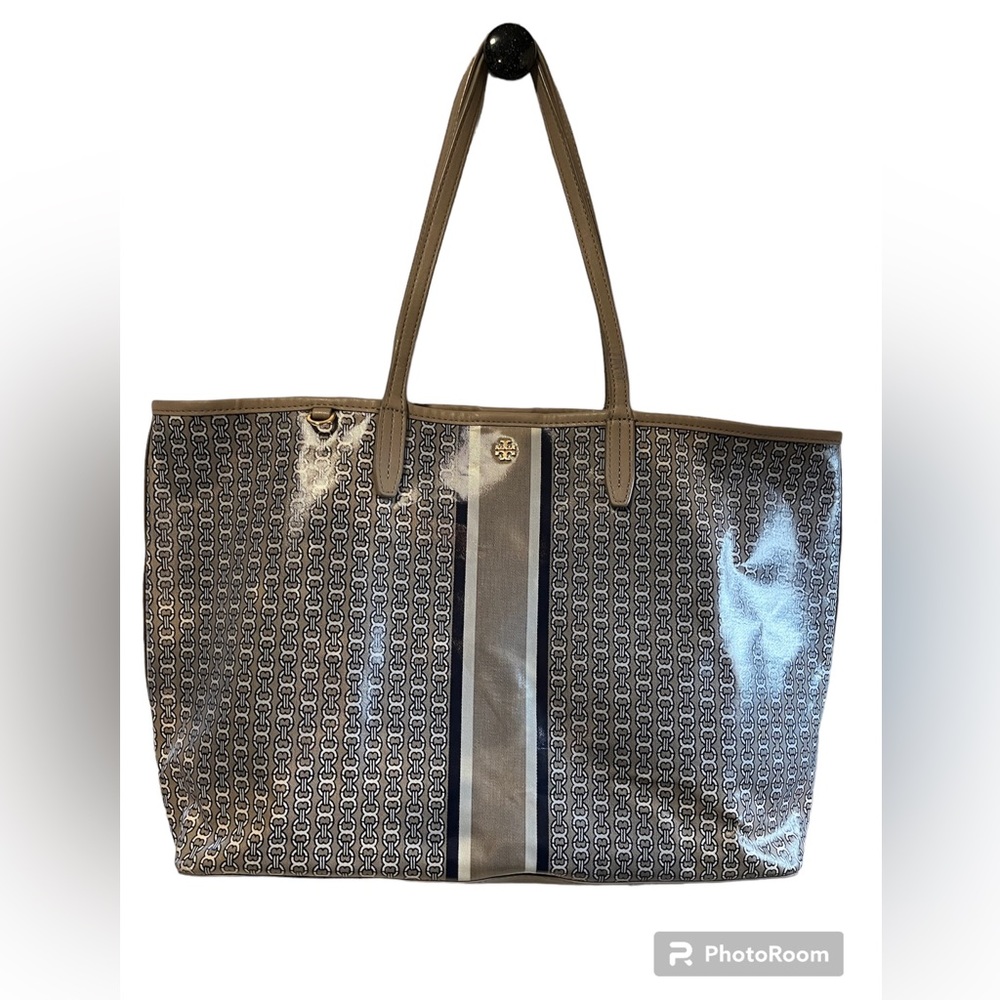 Tory Burch Gemini Tote Gray